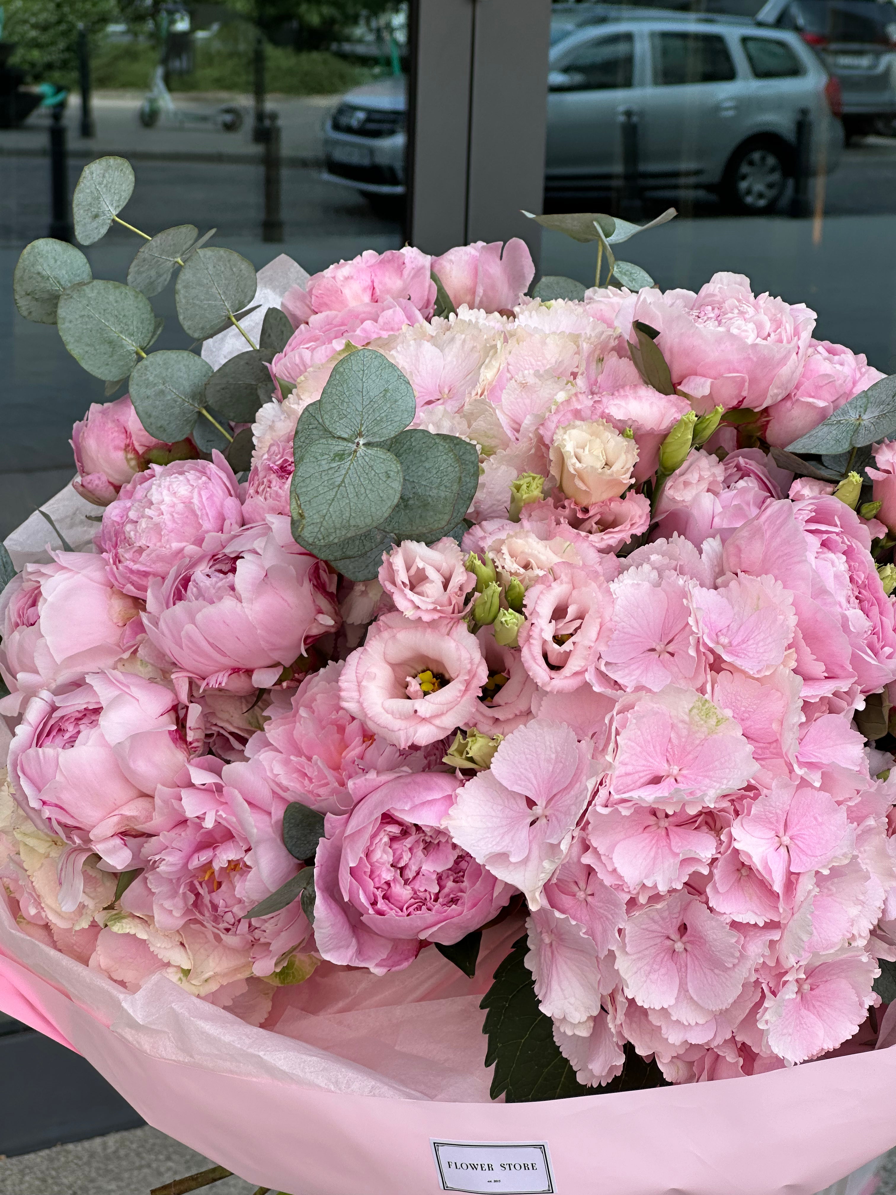 Bukiet piwonii Różane Pragnienie