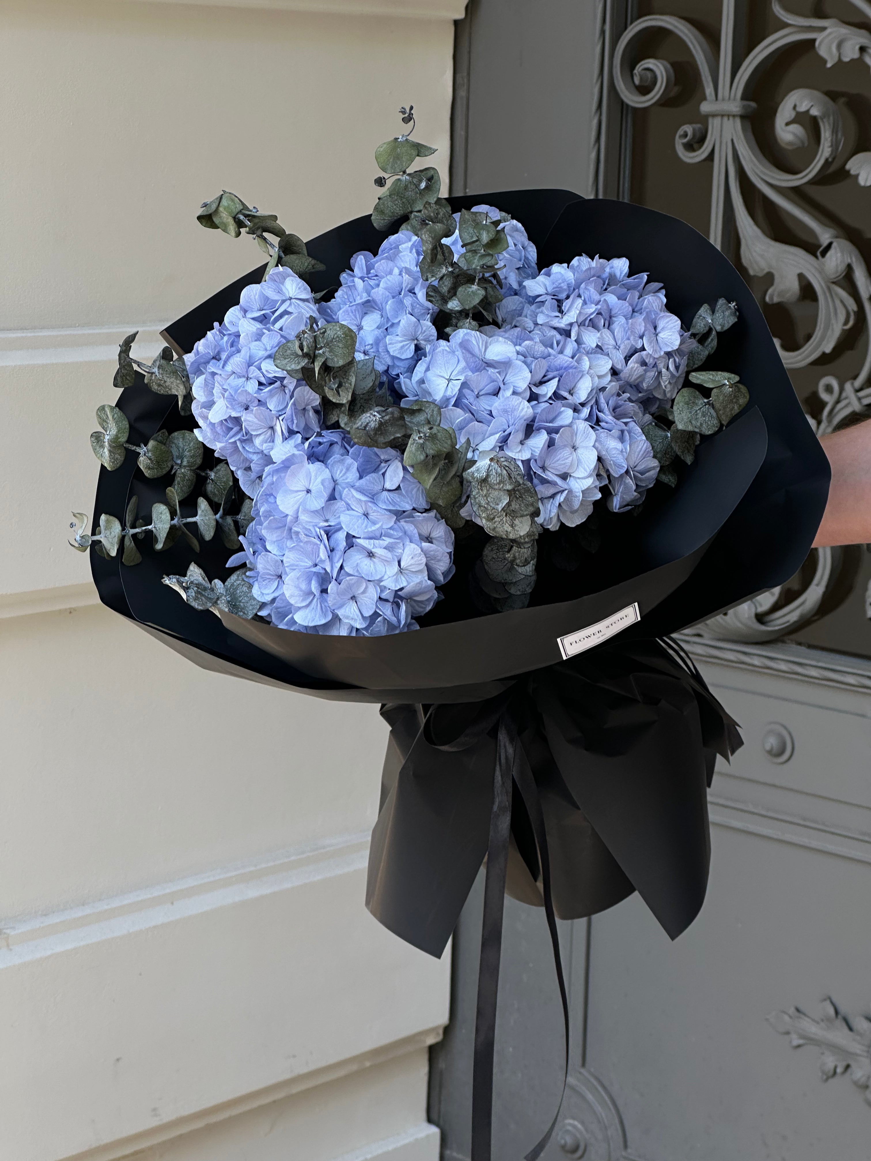 wieczne hortensje bukiet kwiatów