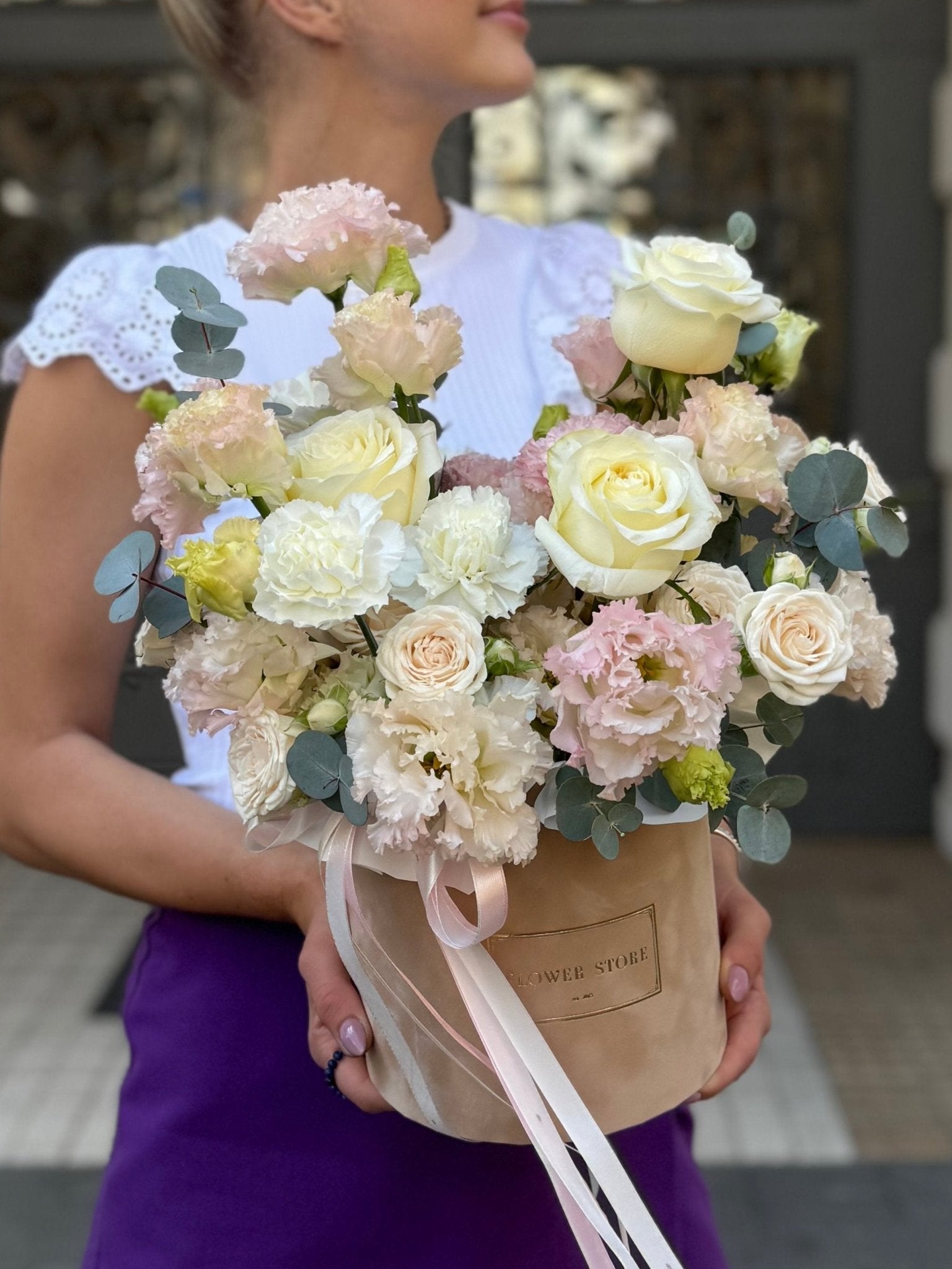 Wiosenny flowerbox Lato - kwiaty Flower Store Warszawa