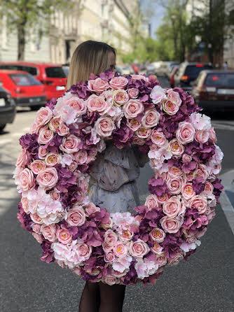 Wianek na drzwi Grande ekskluzywny - kwiaty Flower Store Warszawa