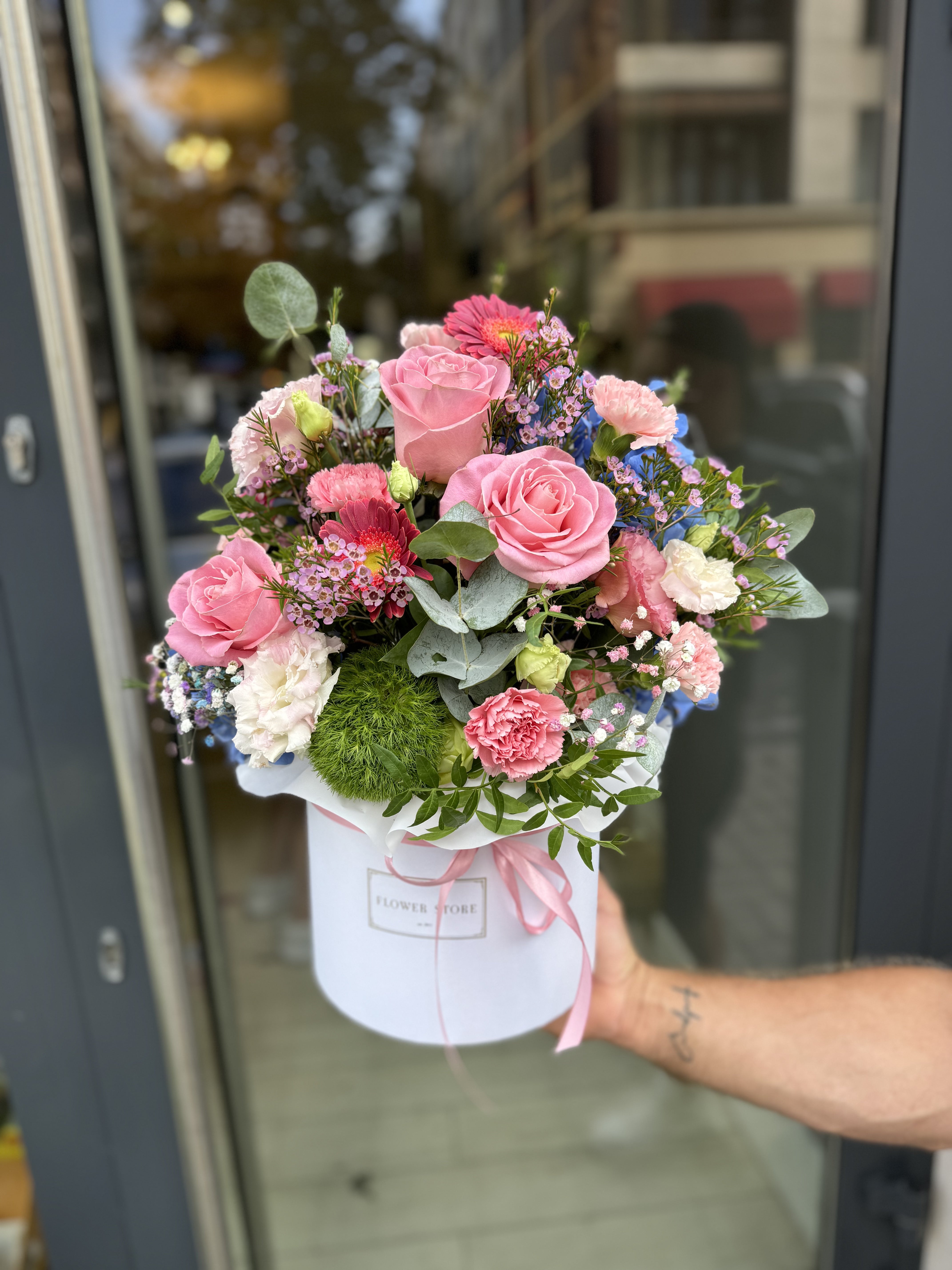 Flowerbox Czekoladowa Róża