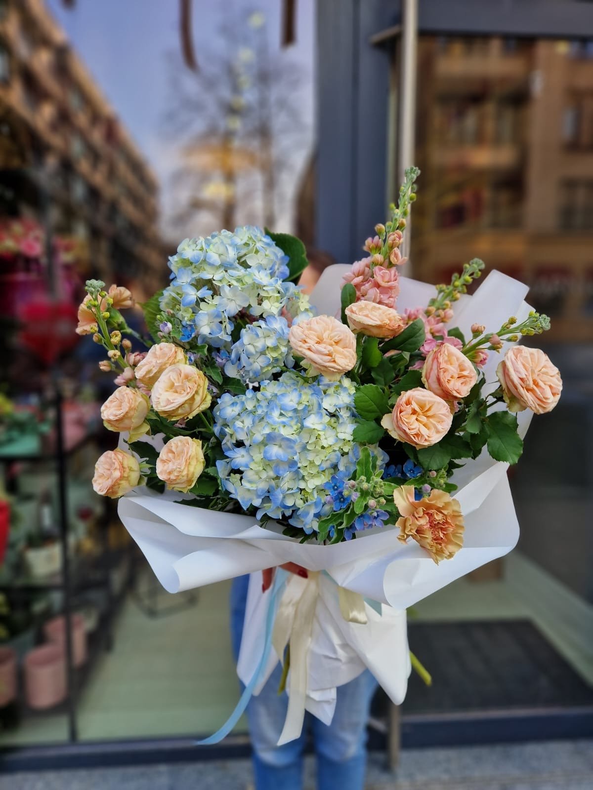 Smart Blue Flower Bouquet