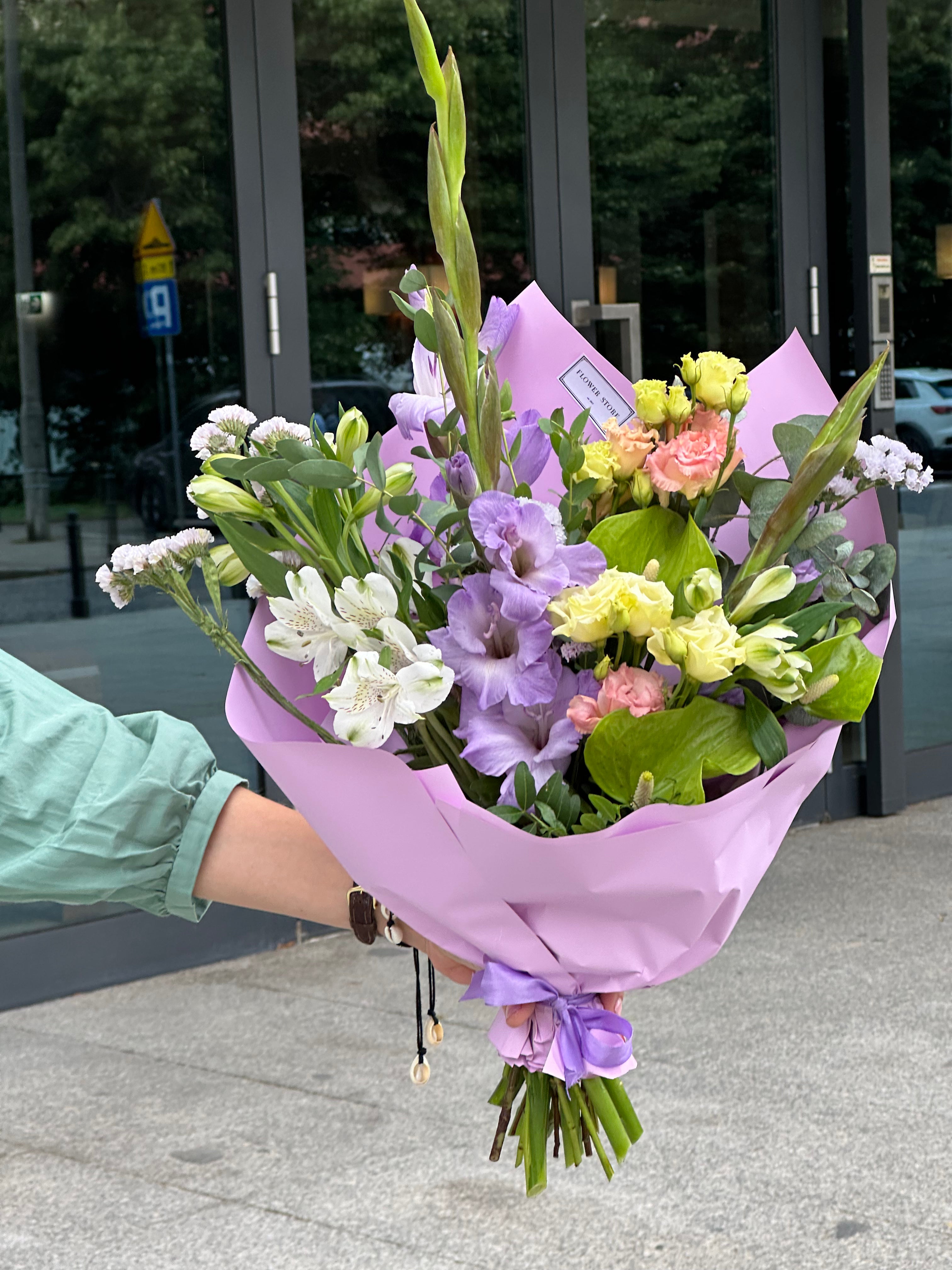 Bukiet kwiatów Fioletowa Harmonia