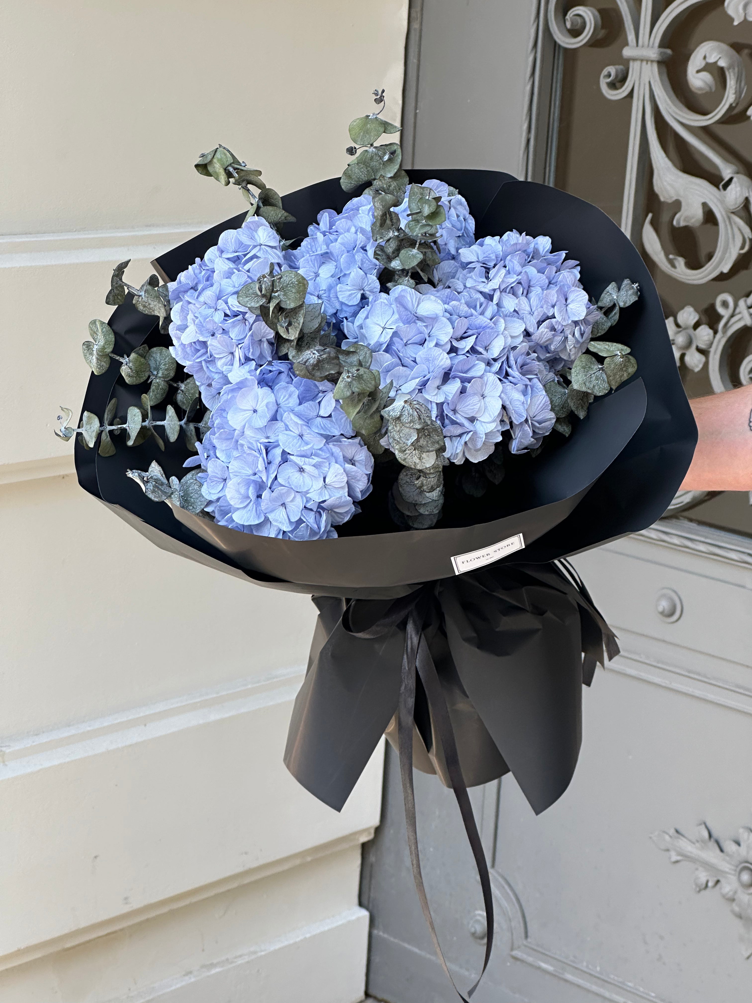 wieczne hortensje bukiet kwiatów