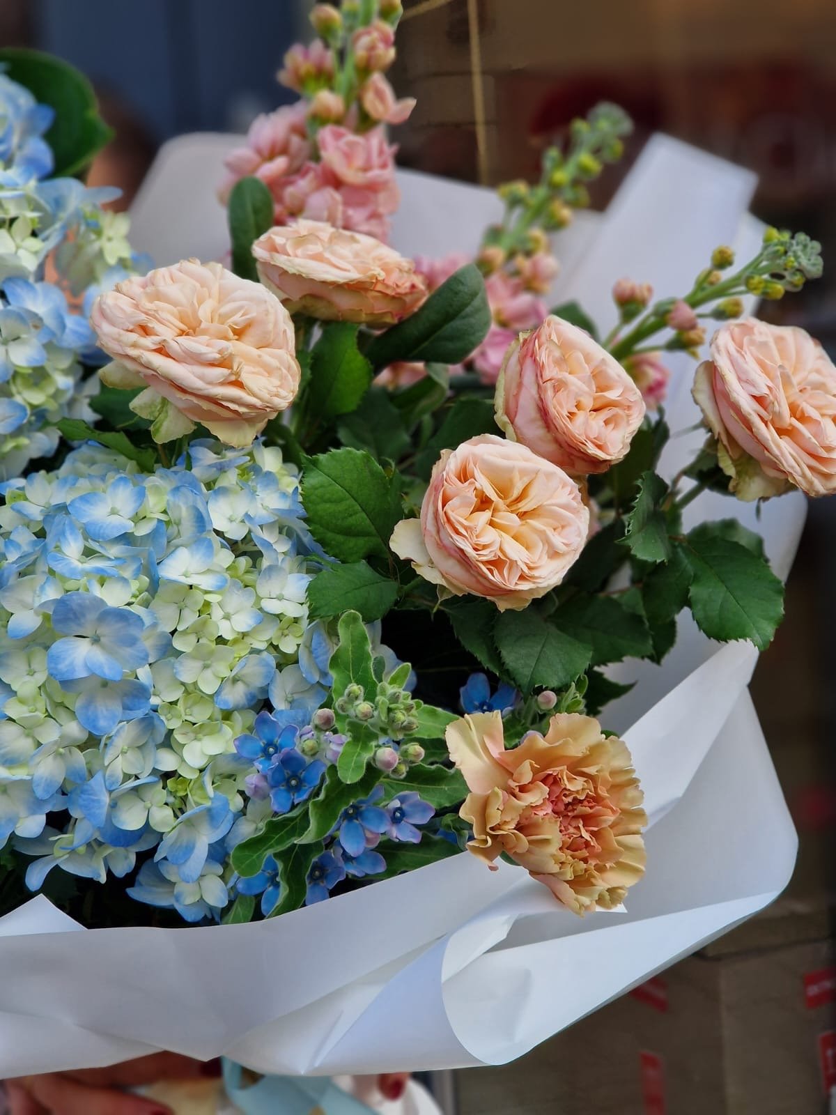 Bukiet Kwiatów Smart Blue - kwiaty Flower Store Warszawa